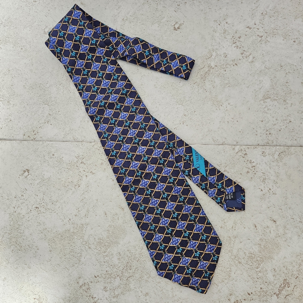 VALENTINO 100% SILK TIE NECKTIE NECKTIE MADE IN ITALY VINTAGE